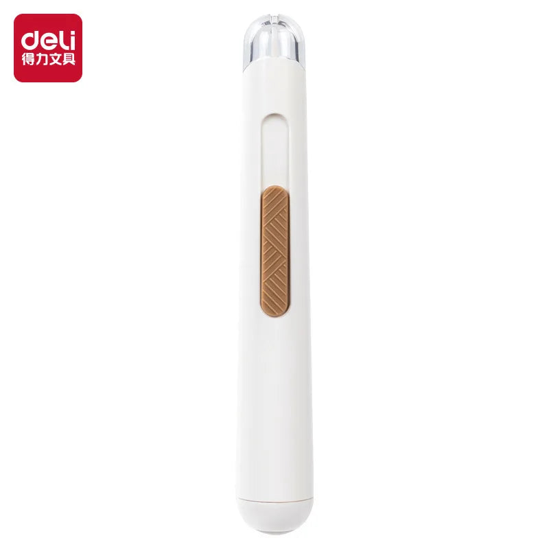 Deli Ceramic Box Cutter Utility Knife – Safe Pocket Paper Opener, Anti-Slip Office & Art Stationery Cutting Tool