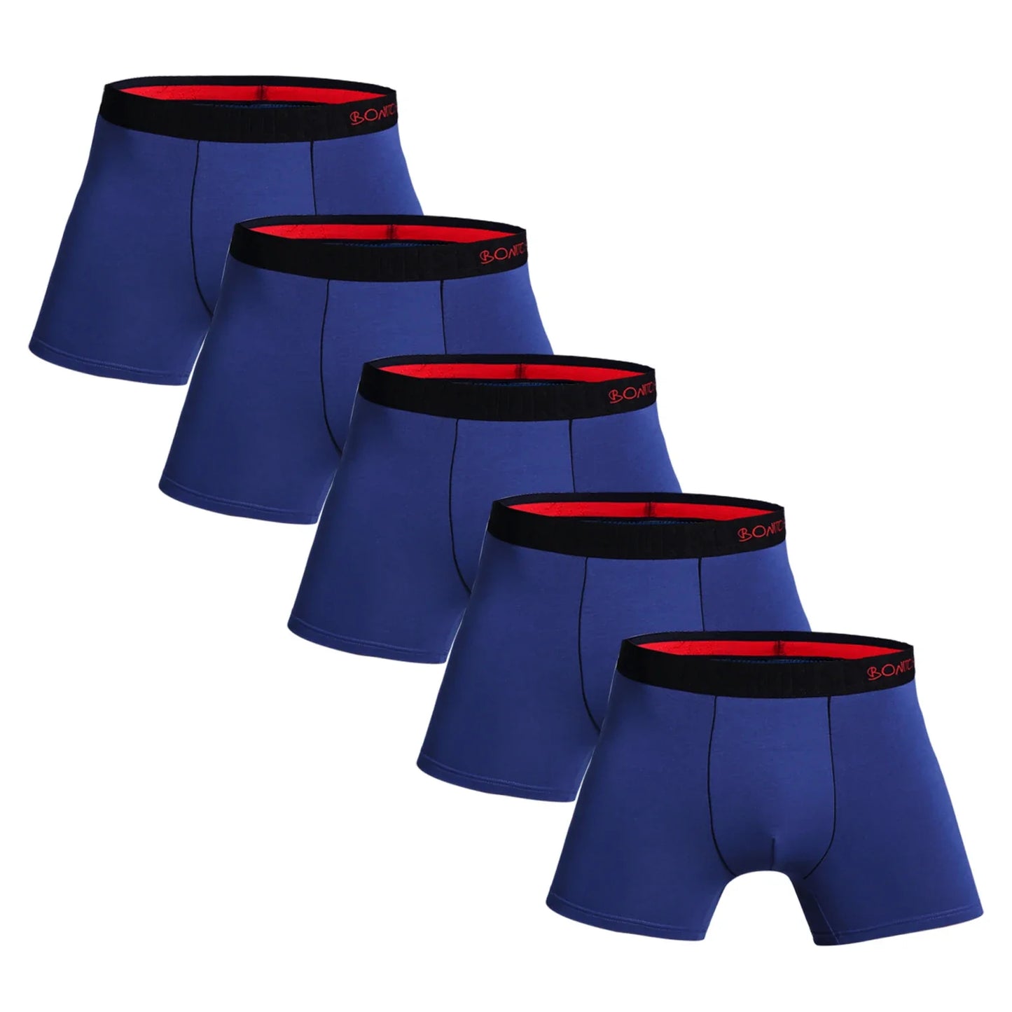 5-Pack Men's Cotton Boxer Briefs, 2023 Luxury Underwear Set, Breathable Gym Shorts & Underpants for Homme