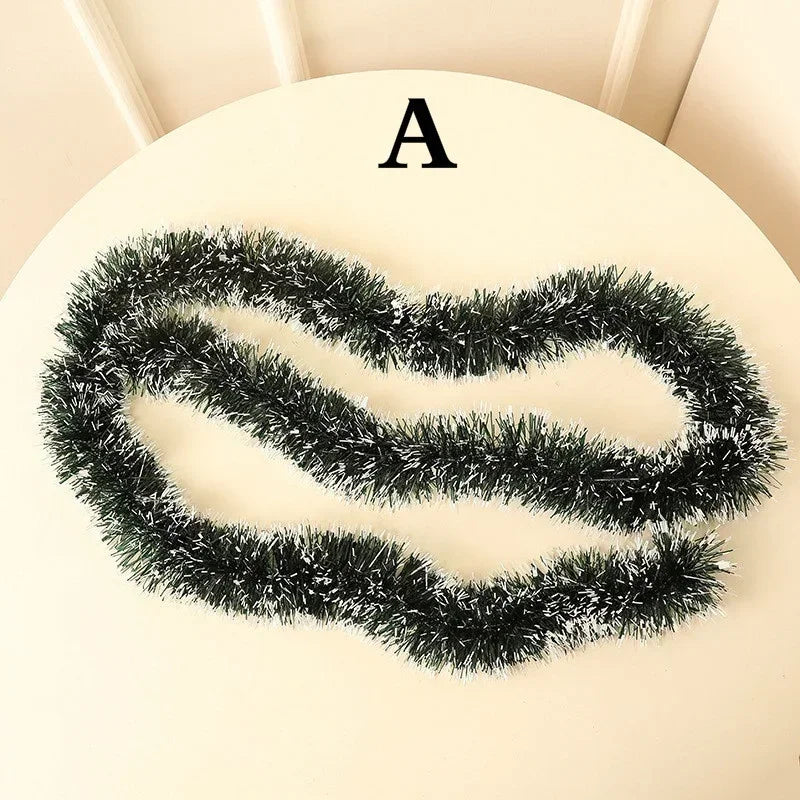 2M Christmas Ribbon Garland – Festive Tree, Party & Wedding Decoration