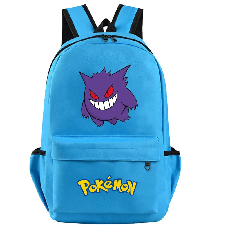 Pokemon Kids Backpack — Pikachu, Charizard, Bulbasaur, Snorlax & Eevee Schoolbag Cartoon Gift