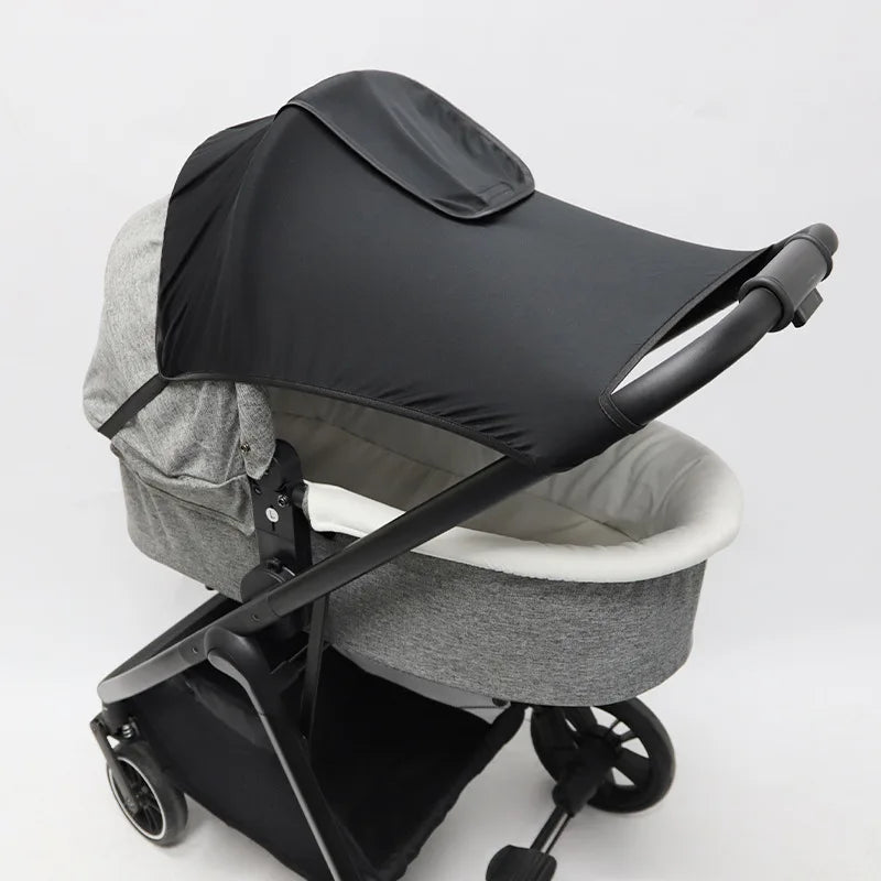 Universal Baby Stroller Sun Shade - UV Protection Canopy Cover for Infant Prams & Car Seats