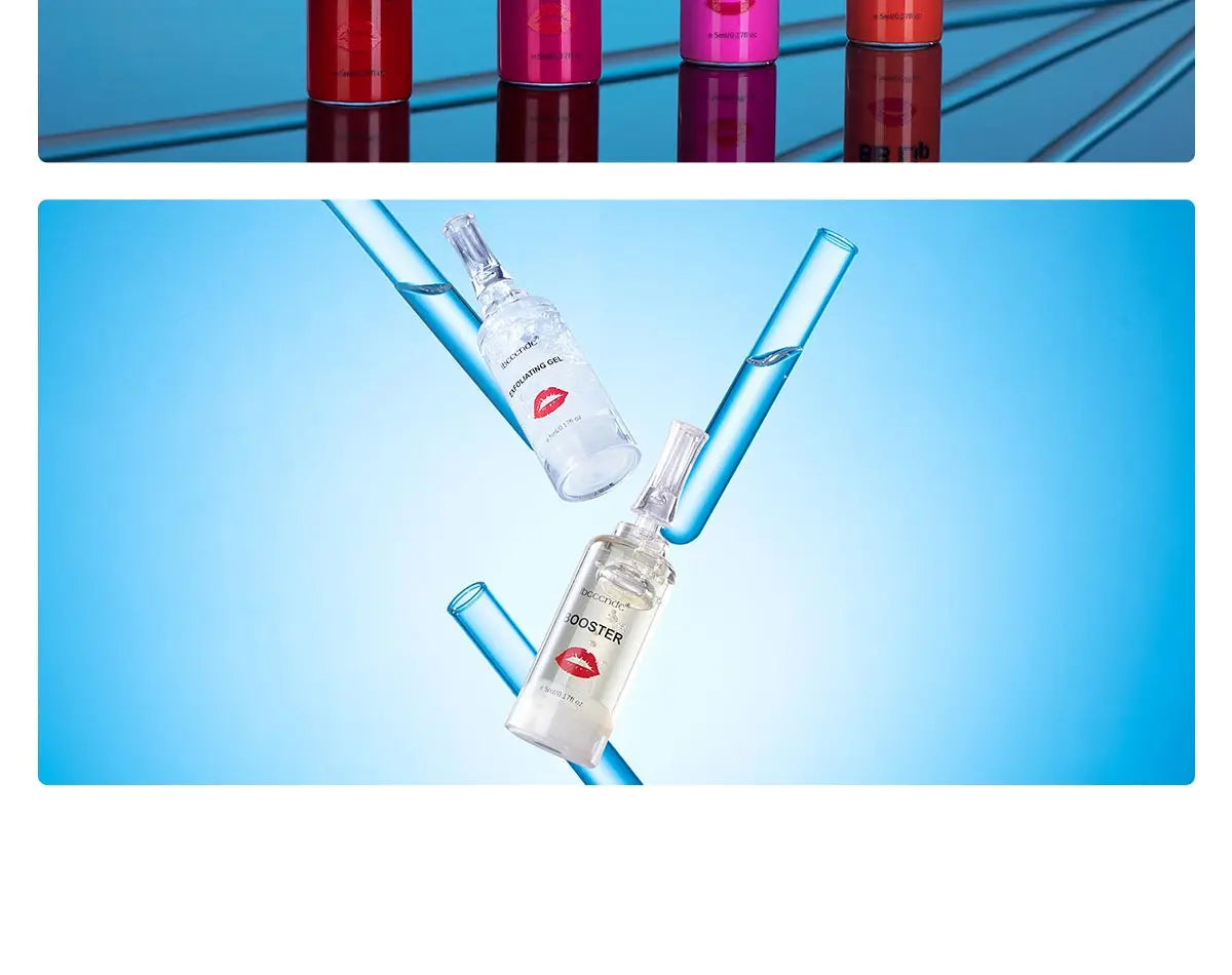 BB Lips Ampoule Serum Starter Set – Semi-Permanent Tinted Lip Gloss, Moisturizing & Long-Lasting Lip Care with Free Shipping