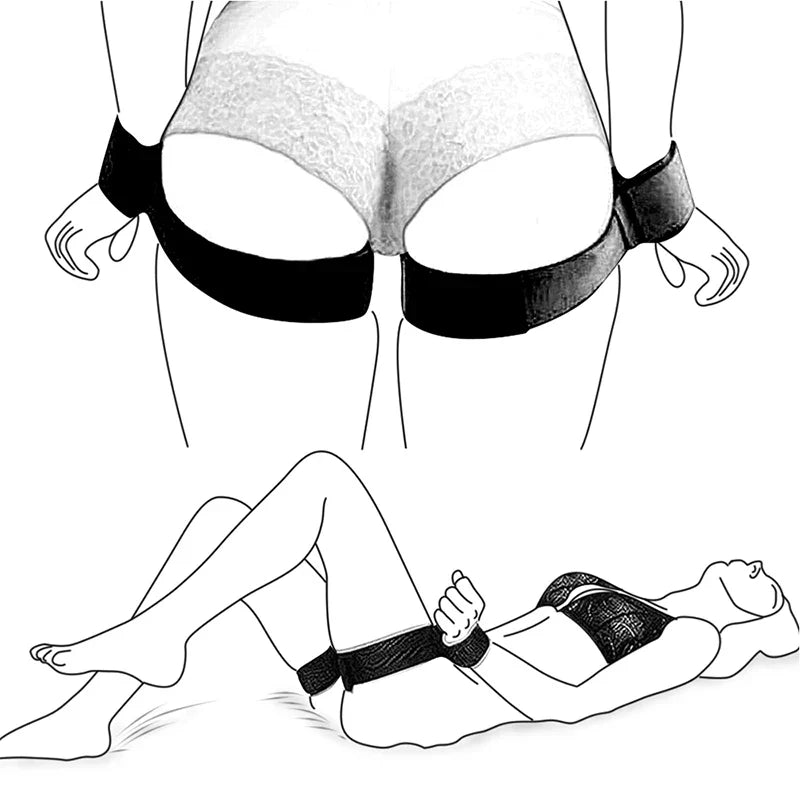 Women’s Sexy BDSM Crotchless Lingerie – Plus Size Hot Bodysuit for Adult Intimate Play