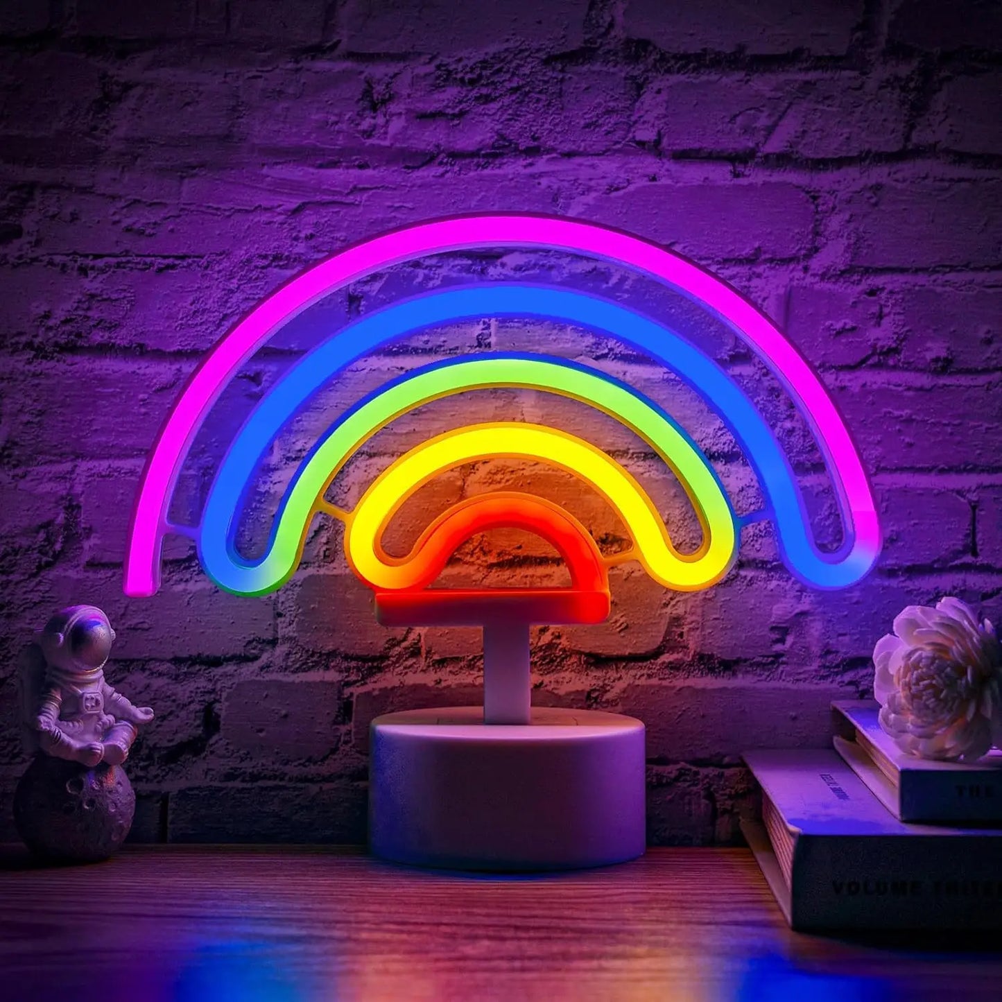 Countertop Decorative Neon Sign – USB or Battery-Powered Night Light for Holiday, Party, Kitchen & Home Decor
