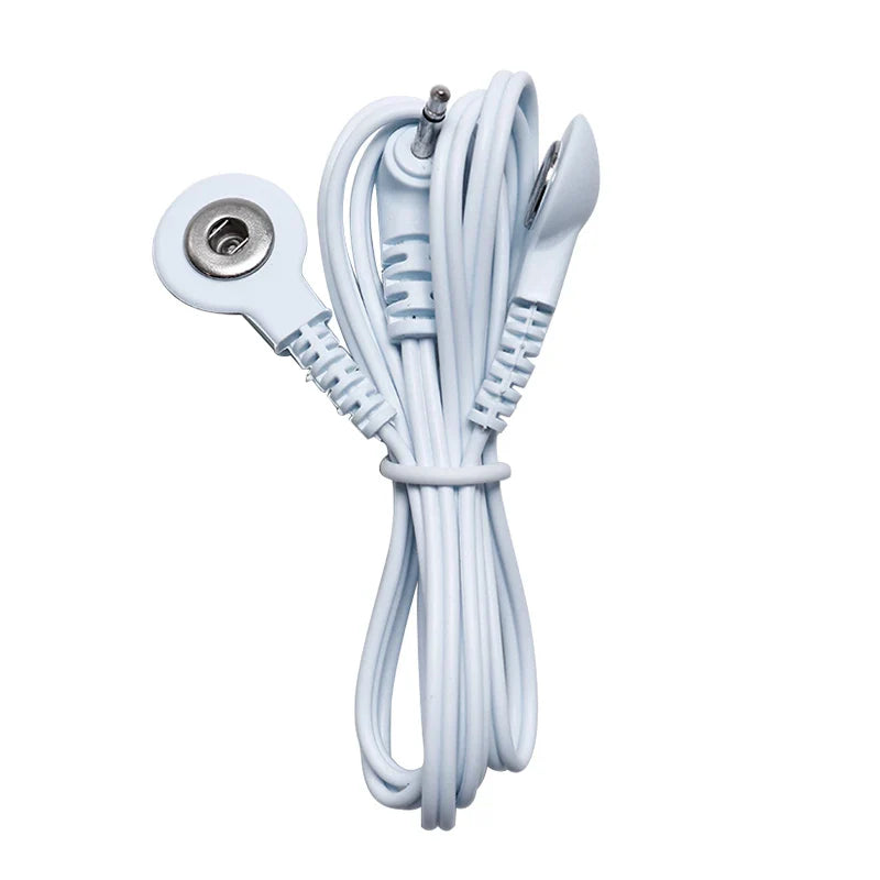 4-Button Electrode Wires β TENS Unit Lead Cables with Standard 2.5mm Connection for EMS & Massage Tools