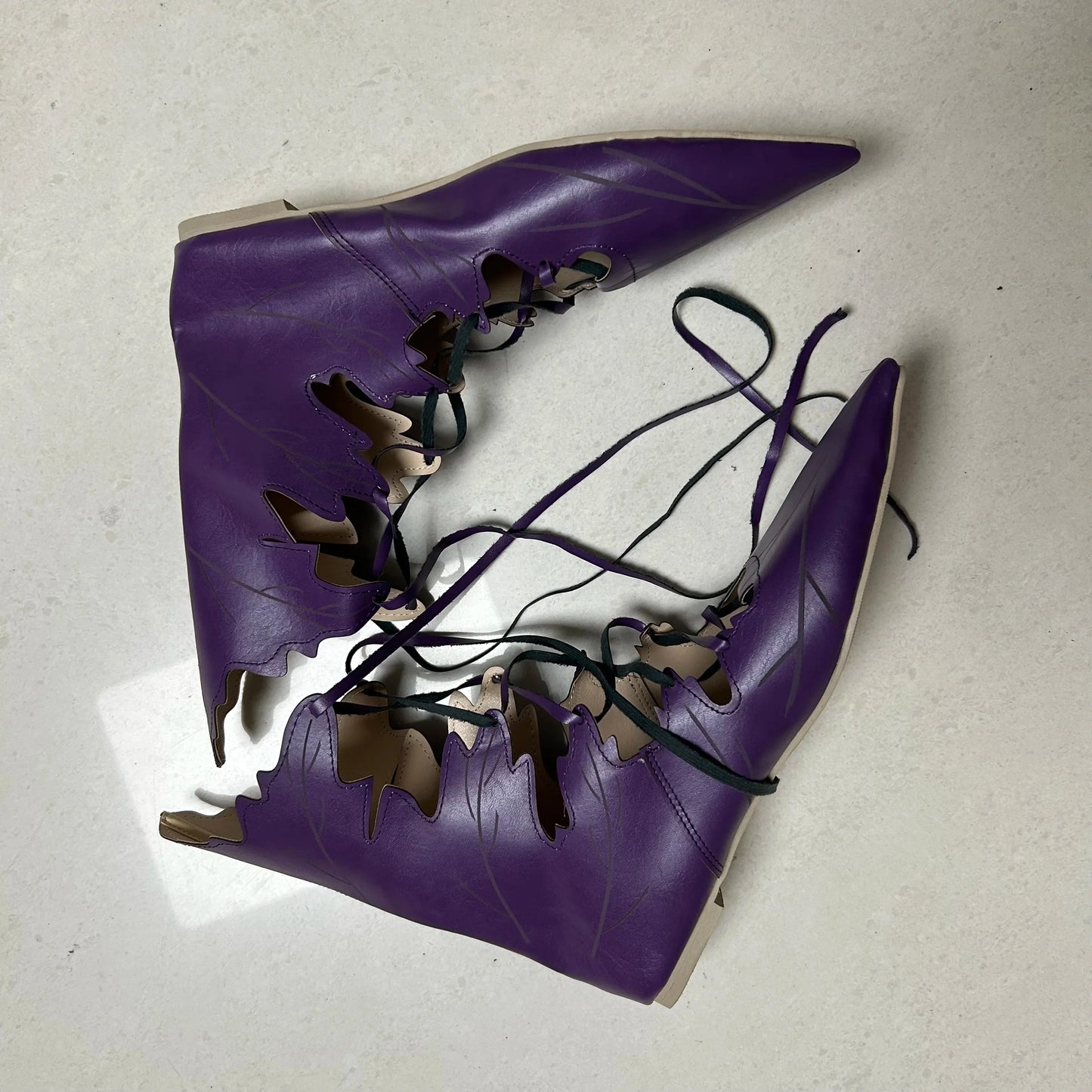 2023 Medieval Gothic Elf Witch Lace-Up Shoes – Retro Cosplay Boots for Women & Men, Carnival and Party Accessories