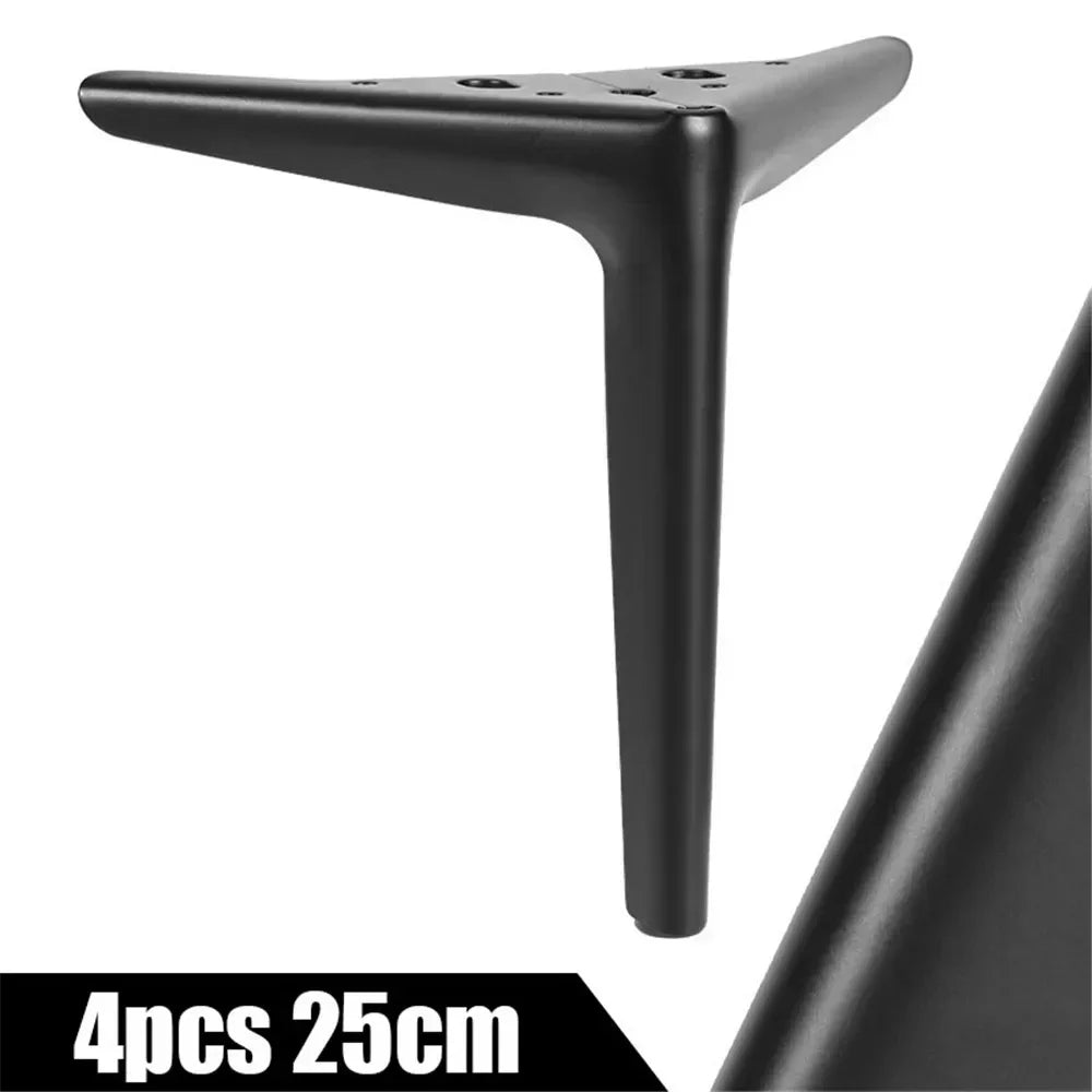 4Pcs Metal Furniture Legs β Heavy-Duty Feet for TV Stand, Sofa, Cabinet & Table, 800KG Load Capacity