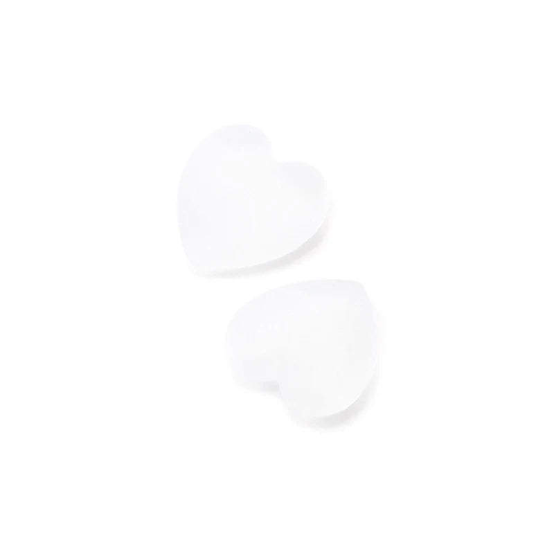 2 Pairs Heart Silicone Ear Hooks – Anti-Slip Eyeglasses Grip, Retainer Fastener Accessories