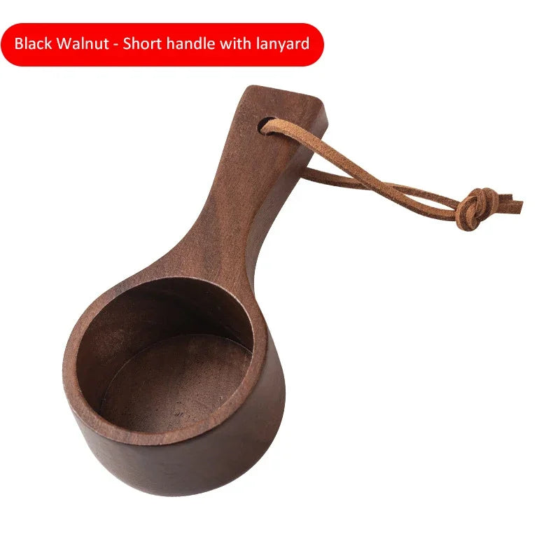 Wooden Measuring Spoon β Coffee Bean, Tea, Sugar & Spice Scoop, Kitchen Measuring Tool & Coffee Accessory