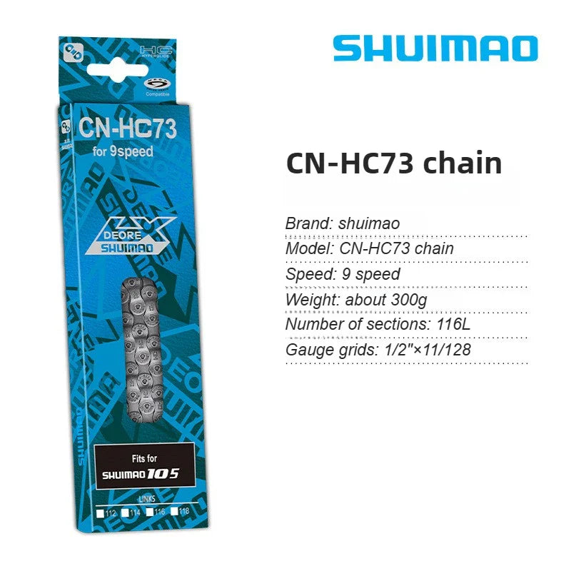 6-12 Speed Bicycle Chain – 10v/11v/12v MTB Mountain Bike Chain, 116/126L Original Bike Parts & Accessories