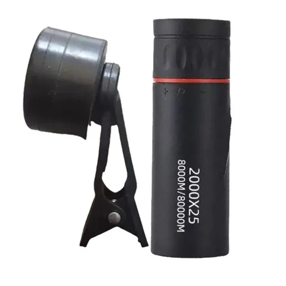 2025 2000X25 HD Monocular Telescope – Compact Portable Monocular for Travel, Hiking, Camping, Bird Watching, Fishing & Stargazing