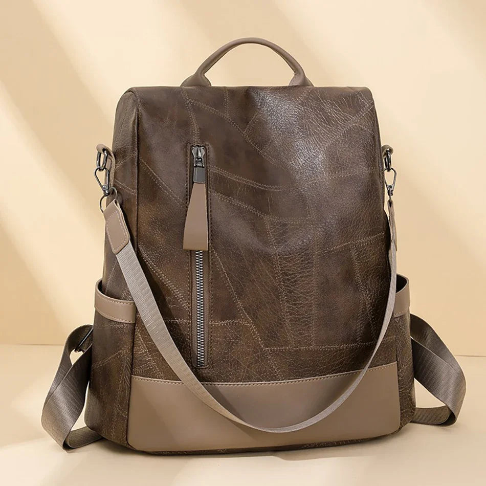 Women's Anti-Theft Backpack - Casual Daypack with Multi-Function Pockets for Travel and Outdoor Use