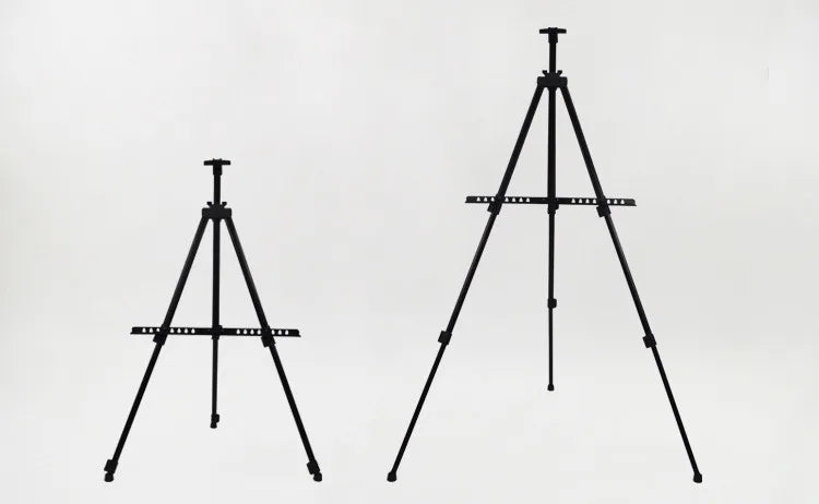 Portable Adjustable Metal Sketch Easel — Foldable Travel Art Stand with Bag for Artists & Outdoor Use