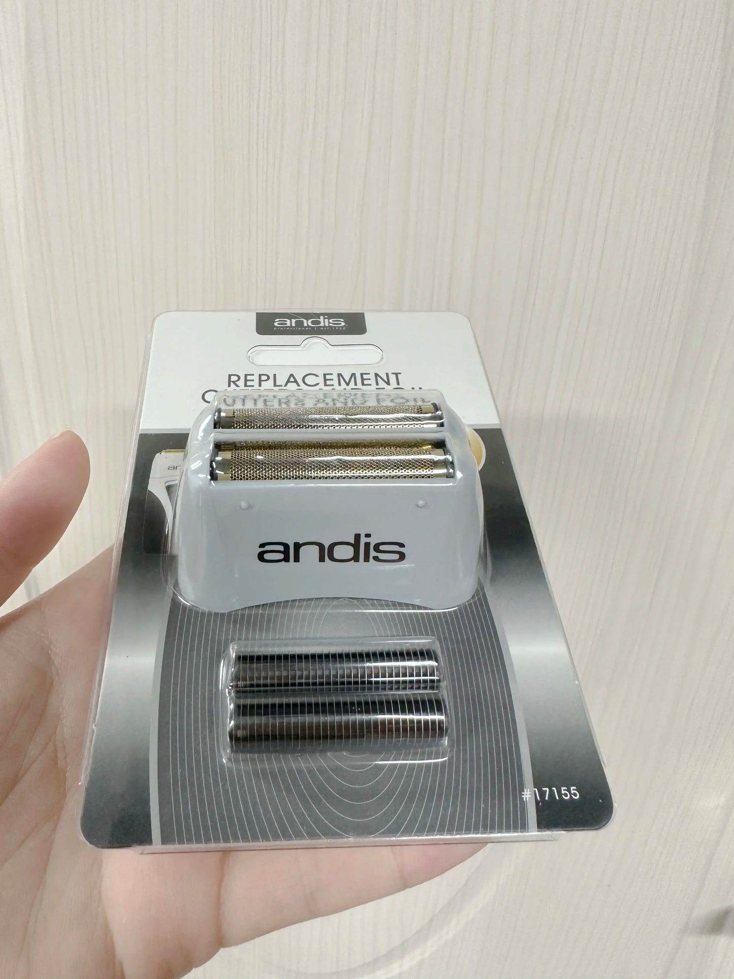 Andis Shaver Replacement Foil & Cutters – For Profoil Lithium Plus 17205 Barber Electric Razor & Beard Shaving Attachment