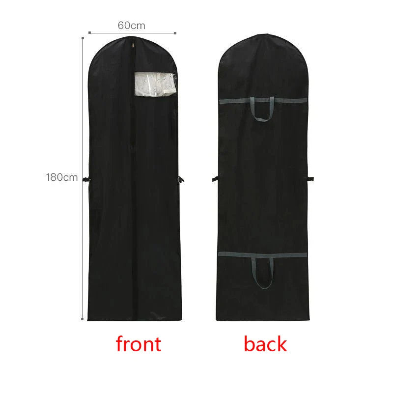 High-End Thickened Waterproof Dust-Proof Wedding Dress & Suit Storage Bag — Protective Hanging Coat Cover