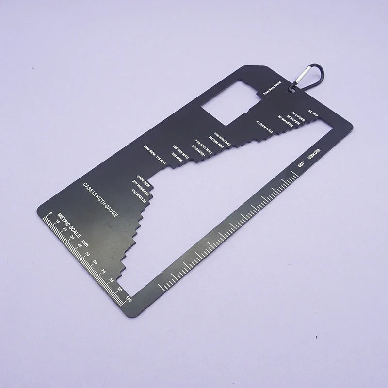 Ammo Case Length Gauge - Cartridge Case Measurement Tool for Brass Reloading