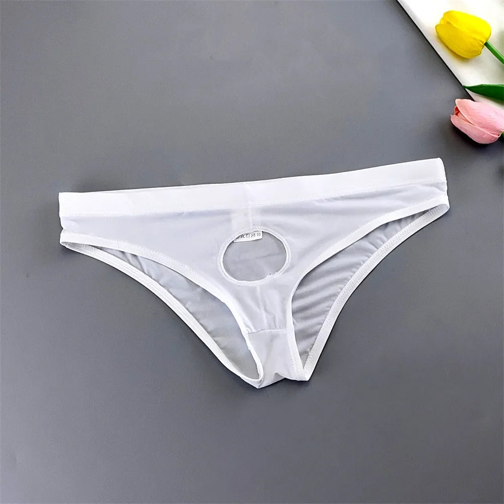 Men’s Ice Silk Ultra-Thin Briefs - Breathable Comfortable Everyday Underwear (M-XXL, Plus Size Fit)