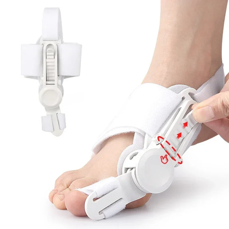 Bunion Corrector for Men & Women – Adjustable Hallux Valgus Toe Separator & Pedicure Straightener