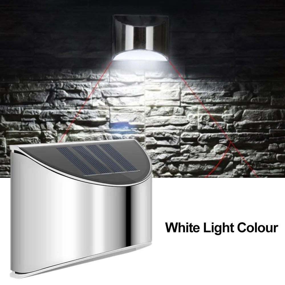 Solar Fence & Wall Garden Light – Waterproof Outdoor Solar Deck Light for Patio, Yard & Landscape Decoration