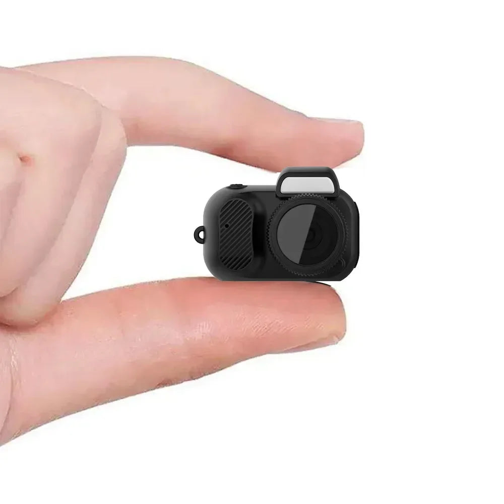 Mini Retro Camera with Screen – 1080p HD Portable Indoor/Outdoor Video Camera, TF Card Support, Holiday Gift Idea