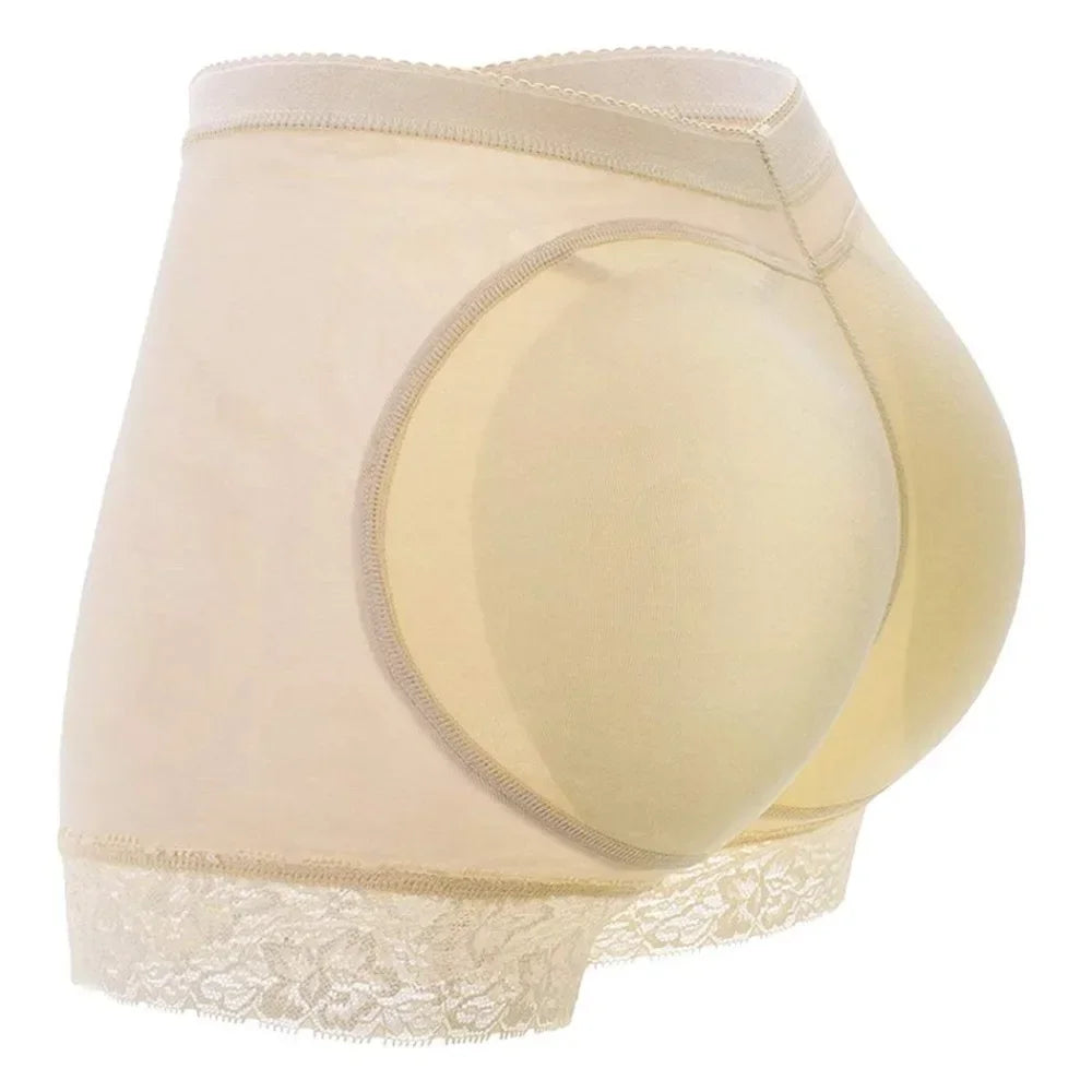 Women's Soft Breathable Butt Lifter Panties – High-Waist Push-Up Padded Cotton Underwear