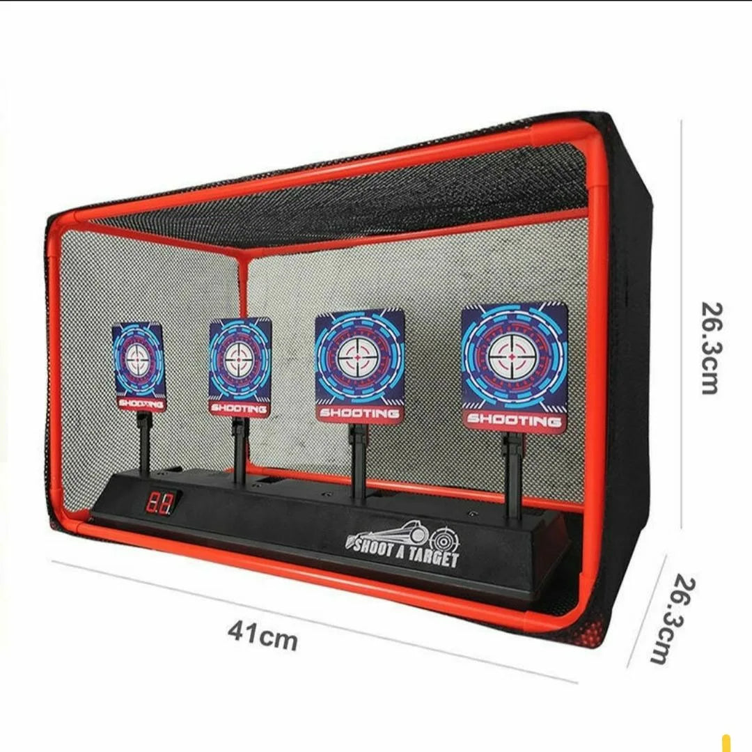 Electric Auto-Reset Nerf Gun Target with Sound & Light β High Precision Shooting Game for Kids