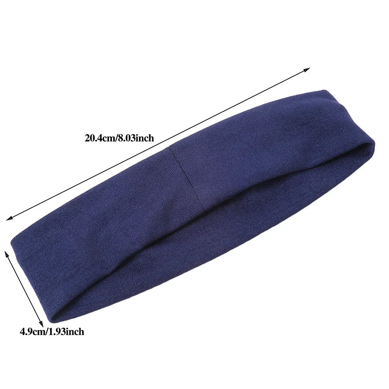 7pcs Summer Sports Yoga Headbands for Women β Adjustable Elastic Sweat-Absorbent Hair Bands, Solid Headbands for Men & Women Running