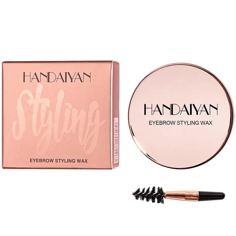 Transparent Pomade Eyebrow Styling Soap – Gel Wax Fixer with Brush for Women, Eyebrow Makeup & Cosmetics