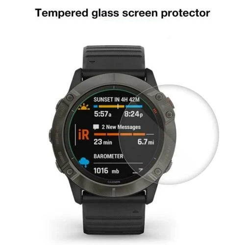 Tempered Glass Screen Protector for Garmin Fenix 8 7 6 Series – HD Sapphire Film for 43mm, 47mm, 51mm Smartwatch