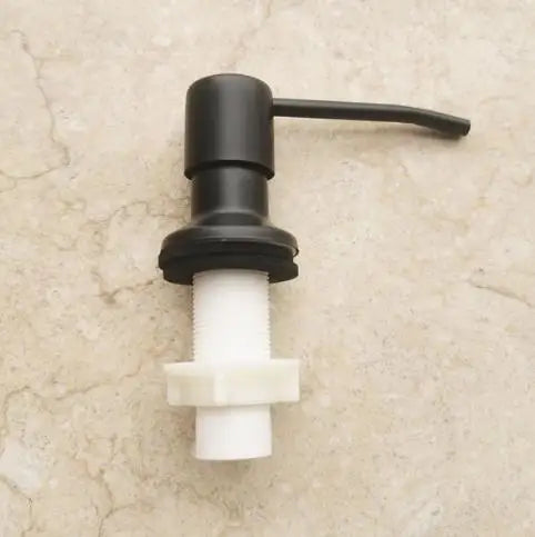 304 Stainless Steel Kitchen Sink Soap Dispenser — Extension Tube & Pump Head for 350/500ml Dish Soap Bottles