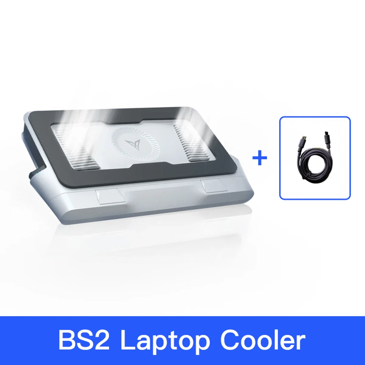 Flydigi BS2/BS2 Pro Laptop Cooler — Dual Fan Noise-Reduction Overclocking Stand with Intelligent Variable Frequency