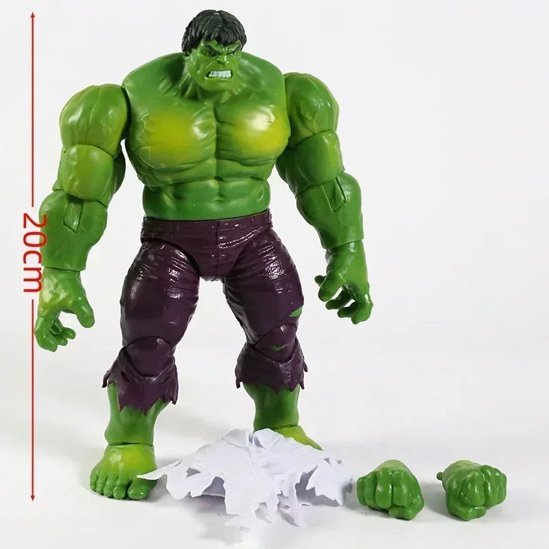 Marvel Avengers Hulk 8" Articulated Action Figure - Handmade Toy for Kids, Christmas & Birthday Gift