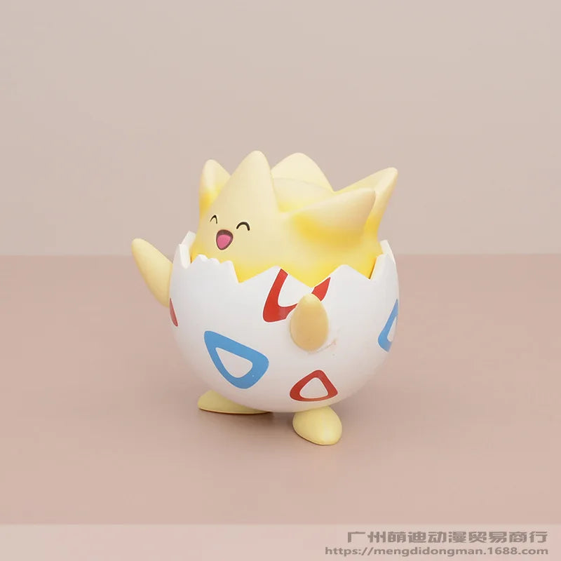 Kawaii Pokémon Togepi Figure – Happy Anime Car & Desktop Ornament, Cute Collectible Toy for Boys & Girls, Surprise Gift