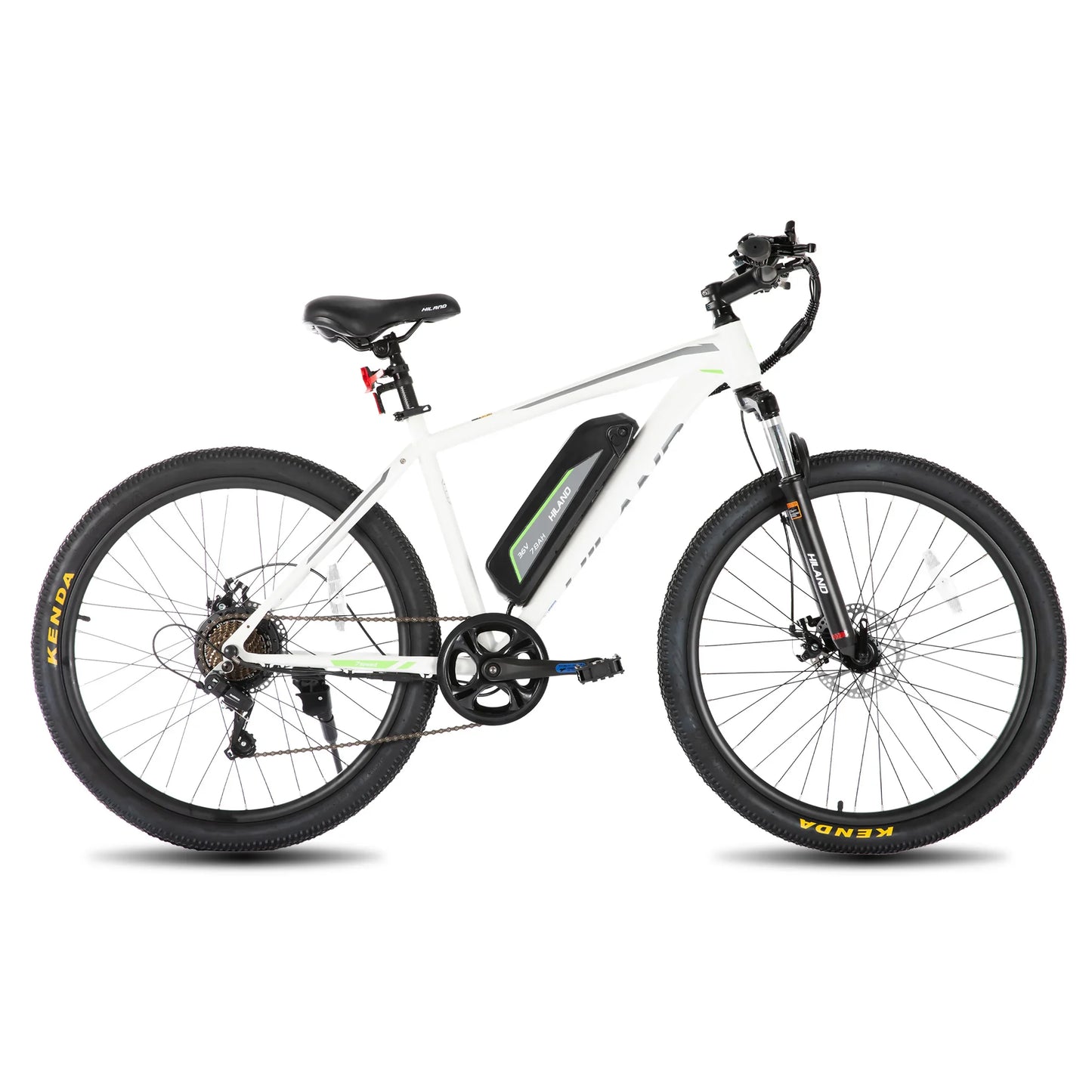 HILAND 26" Electric Mountain Bike for Adults - 500W Motor, 7 Speeds, Removable Battery, 20MPH Ebike