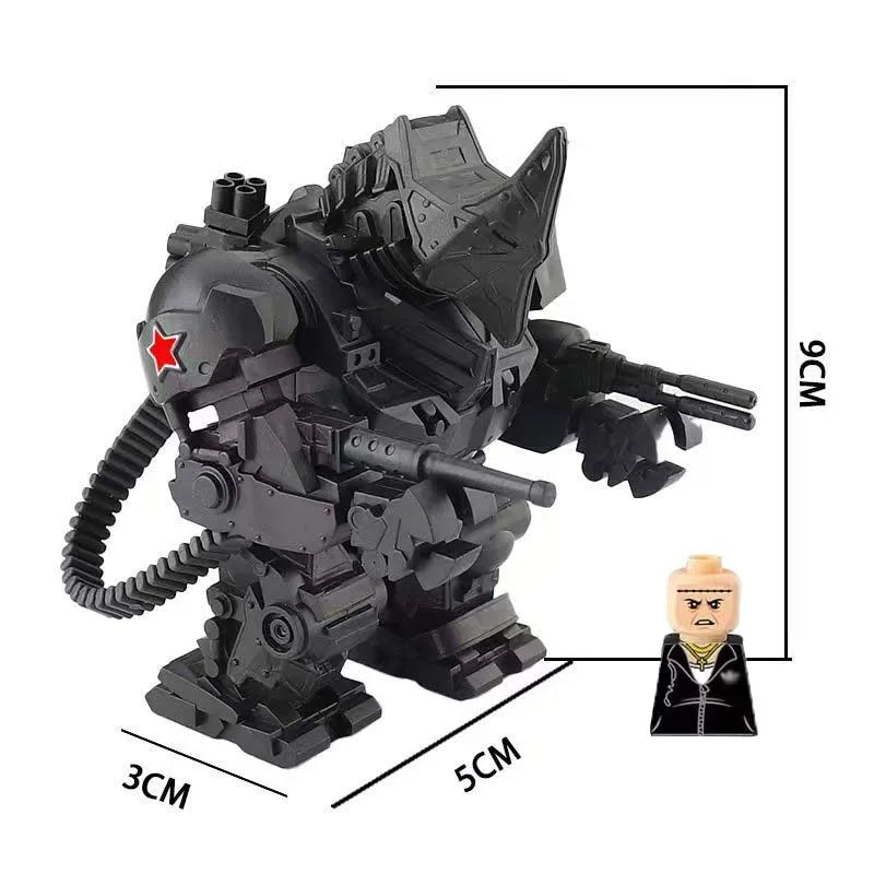 Model Doll Bricks Minifigures Action Figures – Cartoon Character Puzzle Building Blocks Birthday Toy for Kids