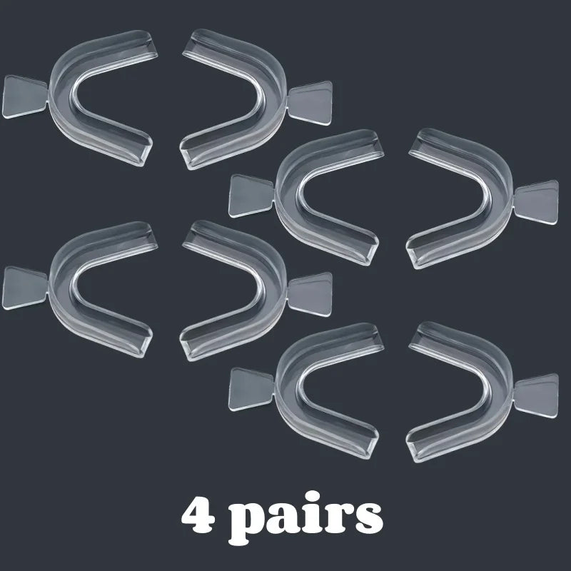 1-4 Pair Unisex Silicone Teeth Aligner – Invisible Dental Tray for Whitening, Straightening & Nighttime Care