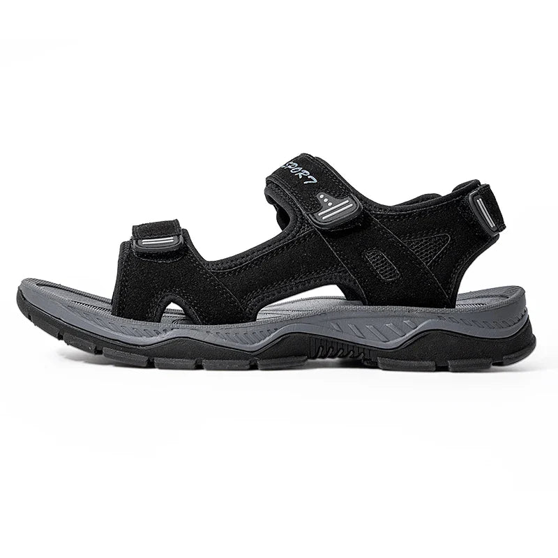Men’s Summer Beach Sandals – Breathable Quick-Dry Water Shoes | Retro Comfortable Casual Holiday Sandals for Outdoor & Beach Wear