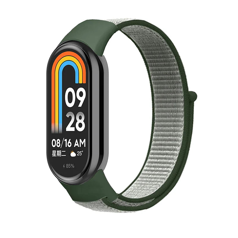 Nylon Loop Strap for Xiaomi Mi Band 3-9 – Replacement Sport Smartwatch Wristband