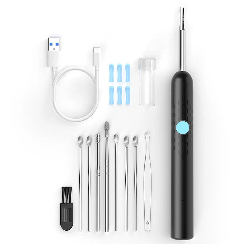 WiFi Visual Ear Sticks – HD 1080P 4.2MM Mini Otoscope Camera, Wireless Ear Picker & Cleaner, Endoscope for Ear Wax Removal & Health Care