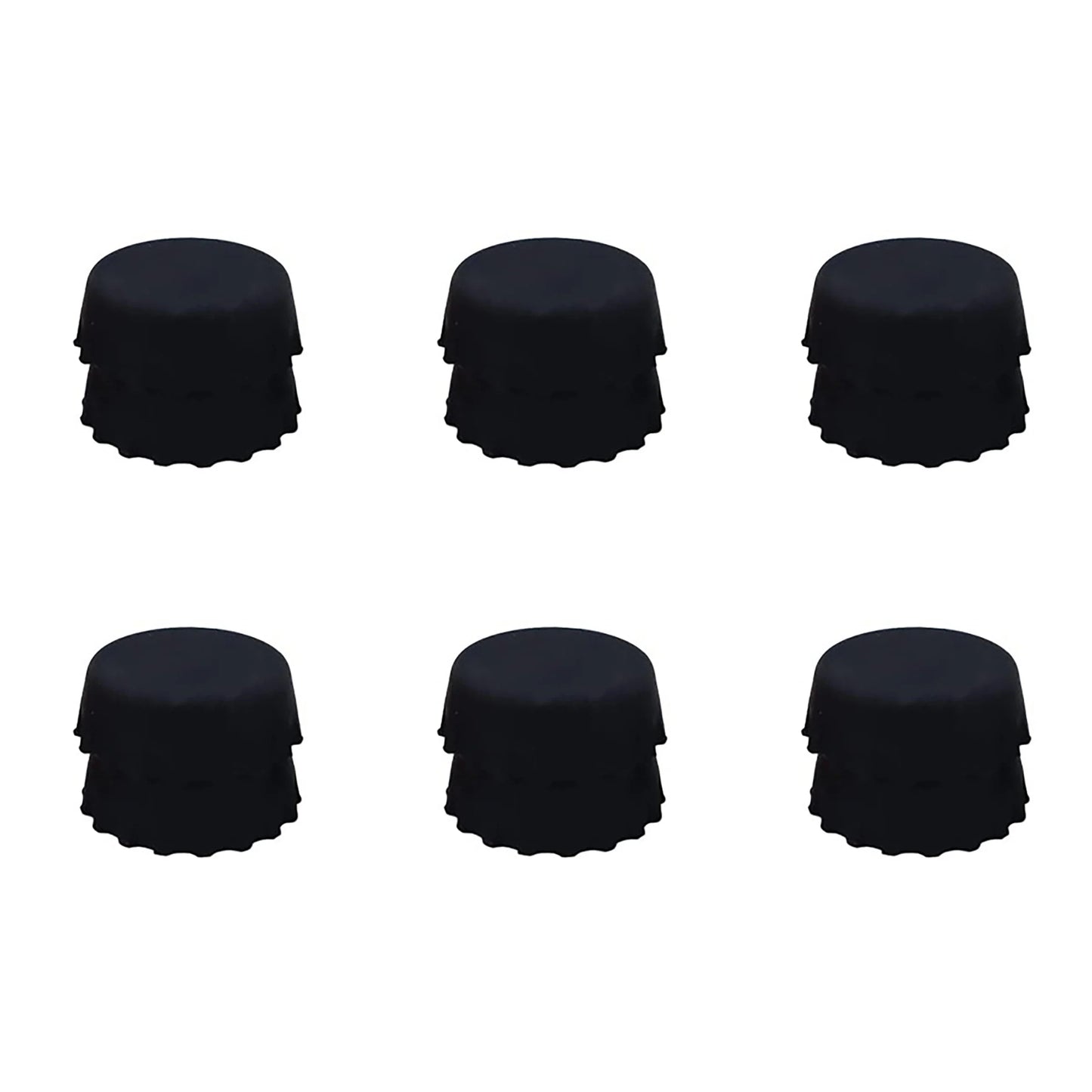 2/6/12pcs Silicone Beer Bottle Caps – Preservative Covers for Wine, Vinegar, Soy, and Cocktail Bottles