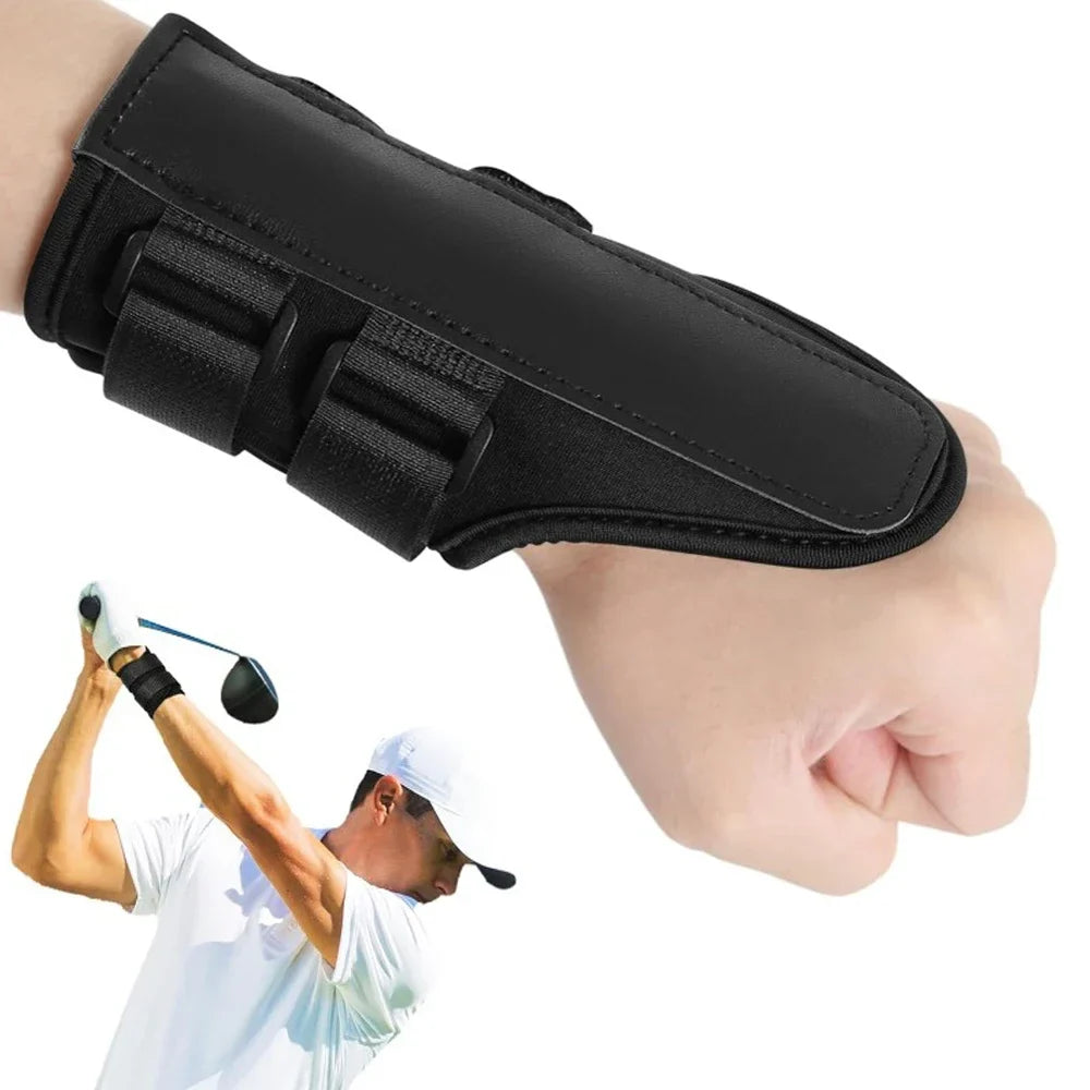 Golf Swing Trainer Pro Power Band Wrist Brace – Correct Alignment Training Aid for Smooth Swing Practice & Form Correction Tool
