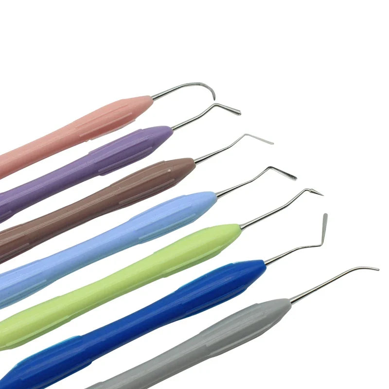 7pcs Dental Composite Resin Filling Spatula Set – Aesthetic Restoration Tools for Resin Filler & Dental Restoration