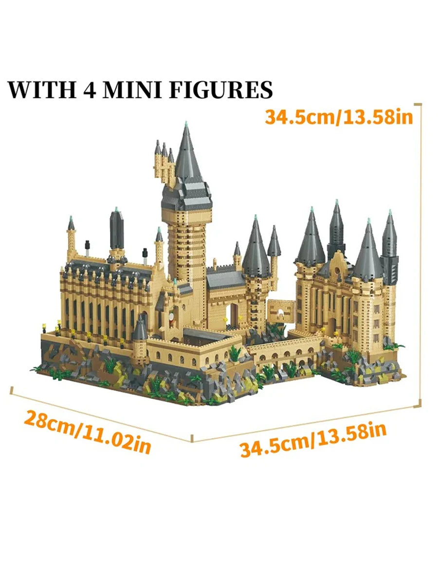 Creative Medieval Magic Castle Micro Building Blocks Set – MOC Architecture Palace Model Kit for Kids & Adults Gift