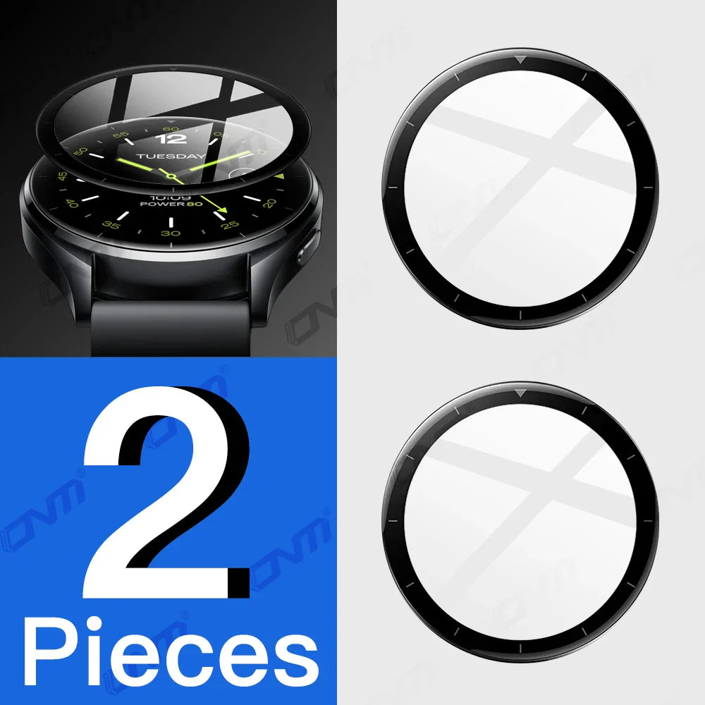 5D Protective Film for Xiaomi Mi Watch 2 — Full Coverage Anti-Scratch Screen Protector (Not Glass)