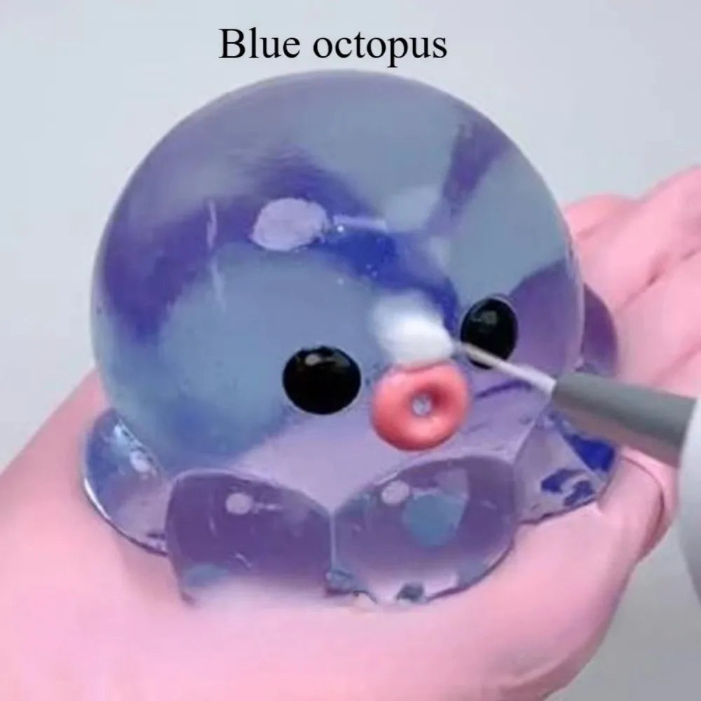 Squishy Bubble Pop Fidget Toy Set – Squeeze Sensory Ball & Octopus Popper Anti-Anxiety ASMR Stress Relief Gift for Kids & Adults