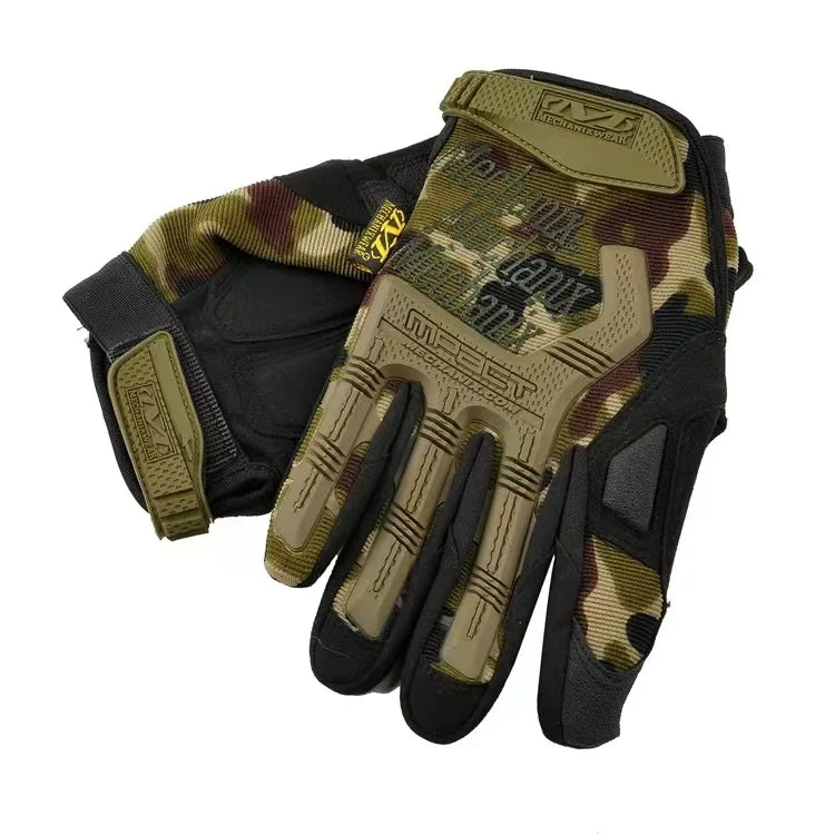 Tactical Full-Finger Gloves - Touchscreen Anti-Slip Outdoor Cycling, Fitness & Sports Gloves