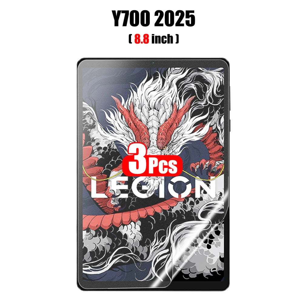 3Pcs Paper-Like Screen Protector for Lenovo Legion Y700 2025 – 8.8" 3rd & 2nd Gen 2023, No Glass Protector 4o mini