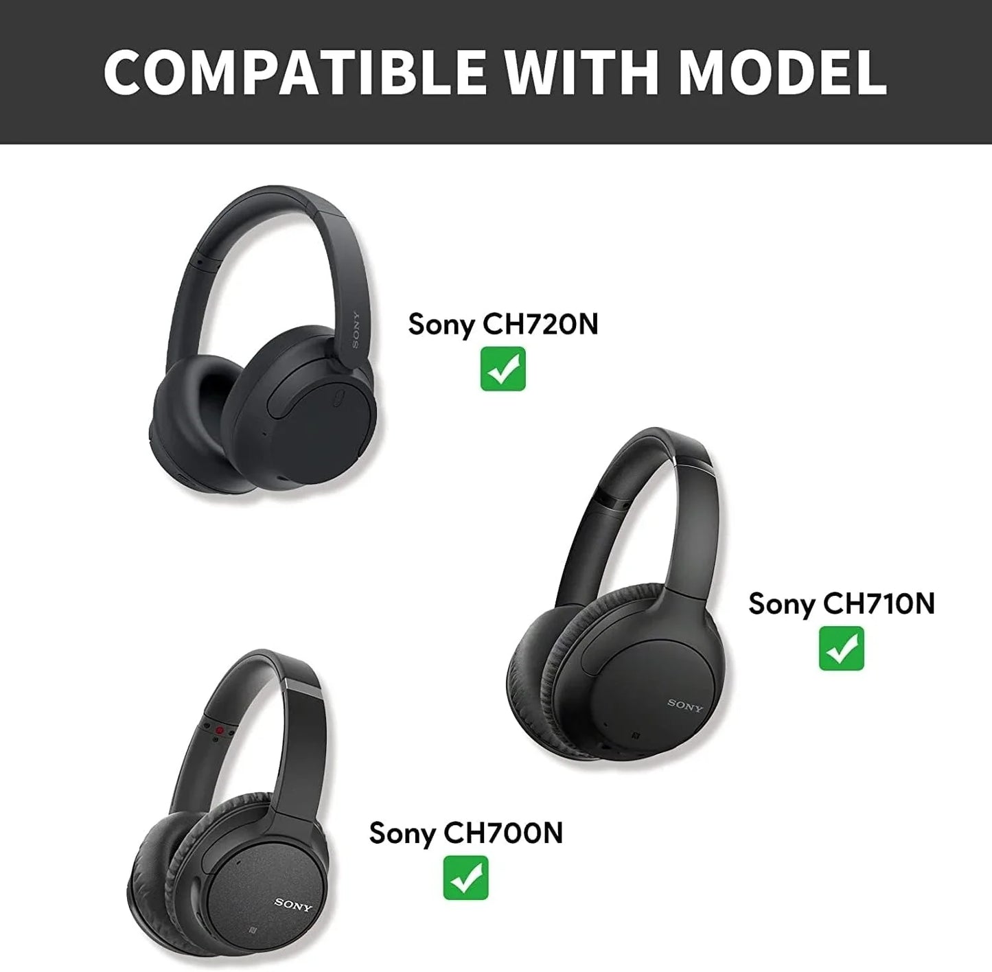 Yinke Hard Case for Sony WH-CH700N/CH710N/CH720N β EVA Travel Protective Headphone Storage Bag