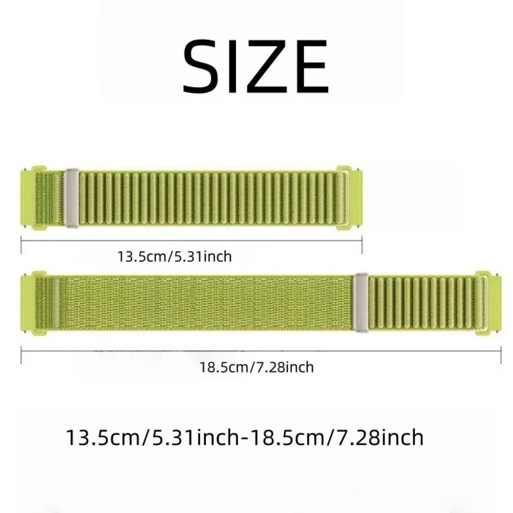 Nylon Replacement Band for Amazfit Neo - Soft Elastic Velcro Strap