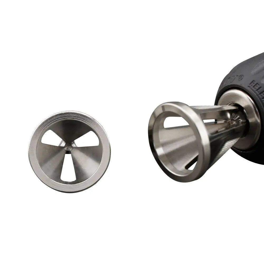 Precision High-Speed Steel Deburring & Chamfering Tools for Stainless Steel Drilling - Triangle Shanks, Hexagonal Threaded Edges - Power Drill Ready
